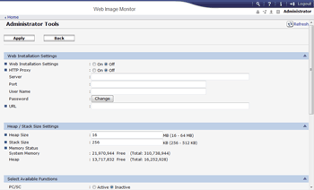 Web browser screen illustration