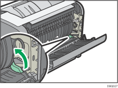 Abbildung Rückseite Drucker