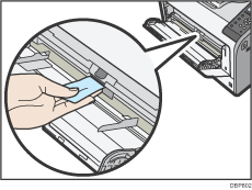 Illustration du rouleau d'alimentation papier