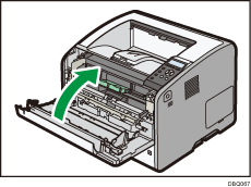 Illustratie van de printer