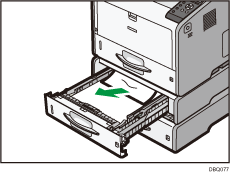 Illustratie van de printer