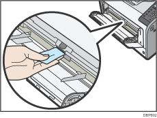 Paper feed roller illustration