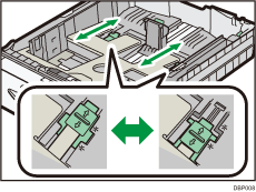 Ilustração da bandeja de alimentação de papel
