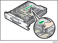 Ilustração da bandeja de alimentação de papel