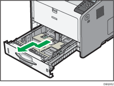 Illustration af printerens forside