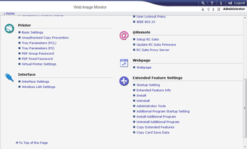 Web browser screen illustration