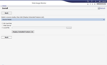 Web browser screen illustration