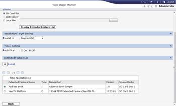 Web browser screen illustration