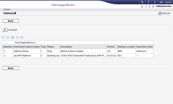 Web browser screen illustration