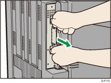 Abbildung Rückseite Drucker