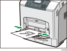 Ilustración de la bandeja bypass