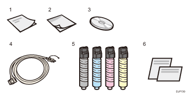 Illustrazione del contenuto della confezione