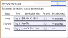 Illustrazione schermata pannello di controllo