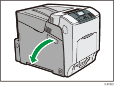 Illustratie van de printer