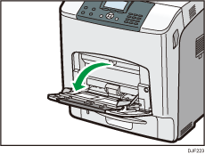 Illustratie van de handinvoer