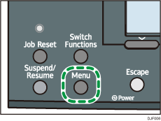 Иллюстрация клавиши Menu