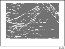 illustration of White spots on a textured surface