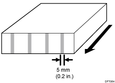 Illustration of Paper Edges Are Stained