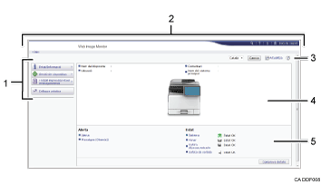 Il·lustració de la pantalla del navegador web (il·lustració de referència enumerada)