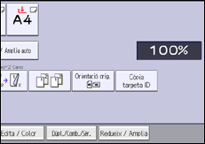 Il·lustració de pantalla del panell d'operacions