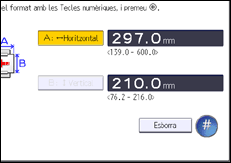 Il·lustració de pantalla del panell d'operacions