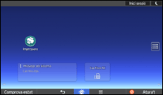 Il·lustració de pantalla del panell d'operacions