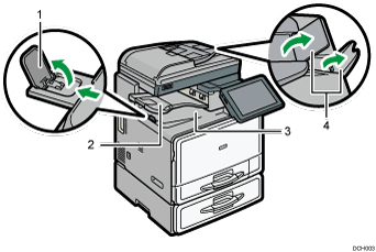带有编号的主机插图
