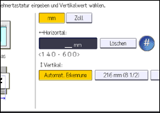 Abbildung Bedienfeld-Display