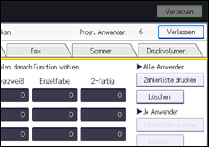 Abbildung Bedienfeld-Display