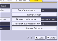 Abbildung Bedienfeld-Display