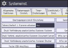 Abbildung Bedienfeld-Display