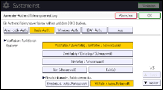 Abbildung Bedienfeld-Display