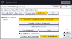 Abbildung Bedienfeld-Display