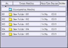 Εικόνα οθόνης πίνακα χειρισμού