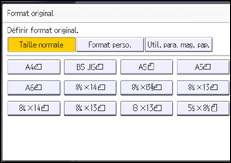 Illustration de l'écran du panneau de commande