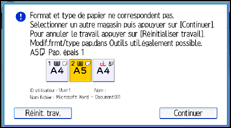 Illustration de l'écran du panneau de commande