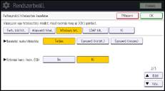 A kezelőpanel ismertetése