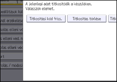 A kezelőpanel ismertetése