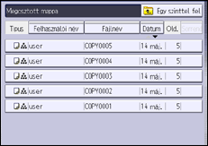 A kezelőpanel ismertetése
