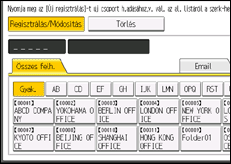 A kezelőpanel ismertetése