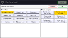 A kezelőpanel ismertetése
