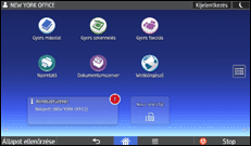 A kezelőpanel ismertetése