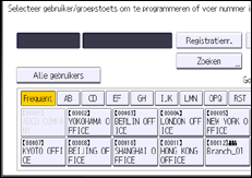 Afbeelding van bedieningspaneel