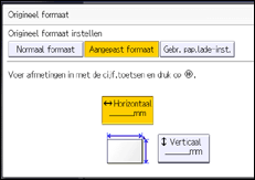 Afbeelding van bedieningspaneel