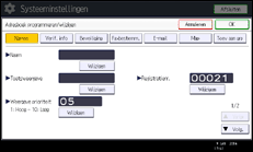 Afbeelding van bedieningspaneel