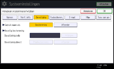 Afbeelding van bedieningspaneel