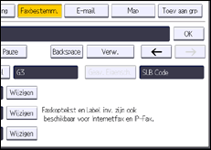 Afbeelding van bedieningspaneel