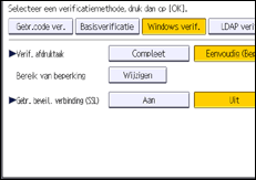 Afbeelding van bedieningspaneel