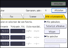 Afbeelding van bedieningspaneel