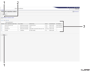 Schermafbeelding van internetbrowser (afbeelding met genummerde items)